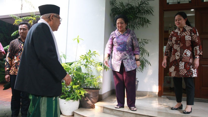 Megawati Terima Kunjungan Cawapres 01 Ma'ruf Amin - Bagian 3