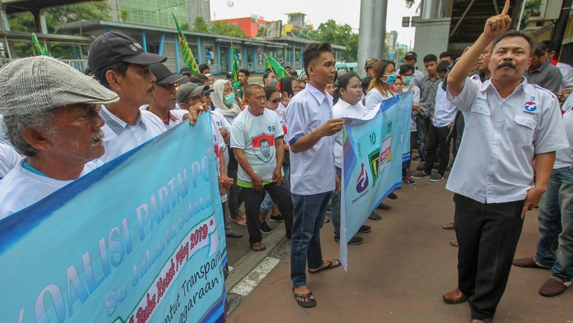 Partai Perindo, Hanura dan PPP Gelar Aksi Unjuk Rasa di KPU DKI Jakarta - Bagian 2