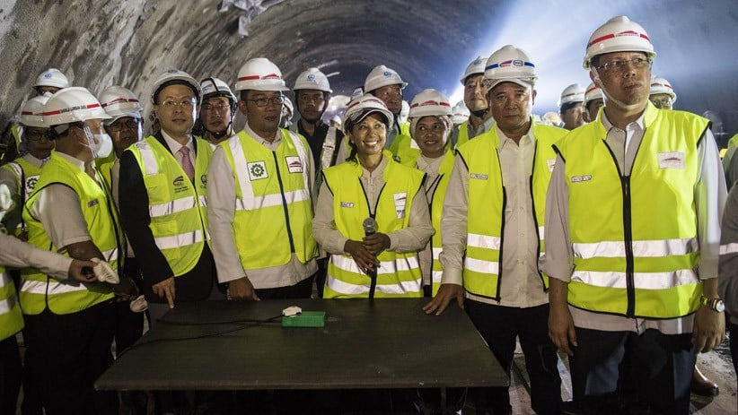 Progres Pembangunan Kereta Cepat, Tunnel Walini Berhasil Ditembus - Bagian 2