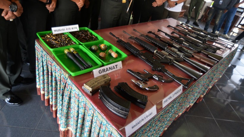 Kodam Iskandar Muda Terima 12 Senjata Api Bekas Konflik Aceh - Bagian 2