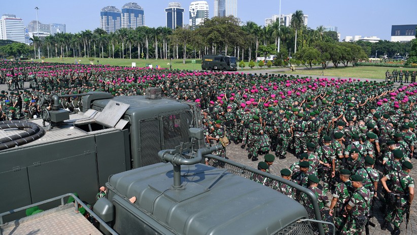 Prajurit TNI Siap Bantu Amankan Pengumuman Hasil Pemilu 2019 - Bagian 4