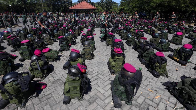 1.500 Pasukan Marinir Dikirim ke Jakarta Bantu Pengamanan Hasil Pemilu - Bagian 4