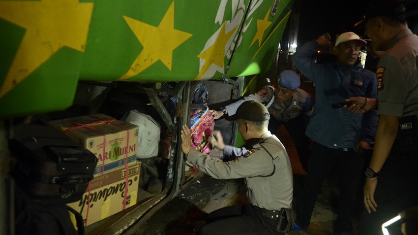 Antisipasi Pergerakan Massa ke Jakarta, Polisi Sweeping Jalur Lampung - Bagian 2