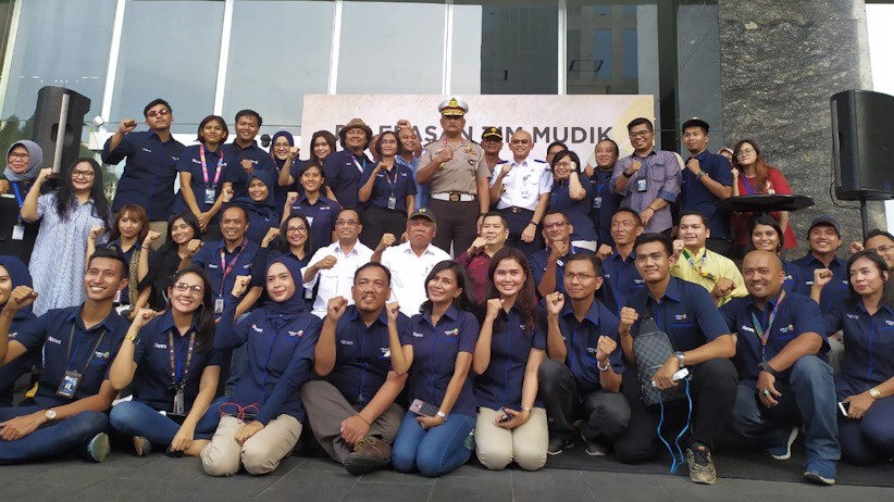 HT bersama Menhub dan Menteri PUPR Lepas Tim Mudik MNC Media 2019 - Bagian 4