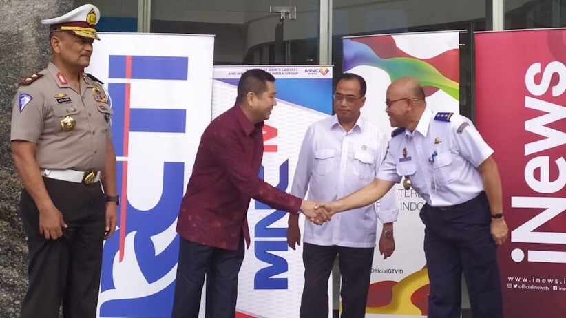 HT bersama Menhub dan Menteri PUPR Lepas Tim Mudik MNC Media 2019 - Bagian 3