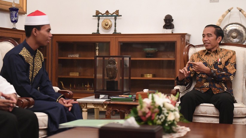 Presiden Jokowi Temui Syamsuri Firdaus, Juara 1 MTQ Internasional - Bagian 1