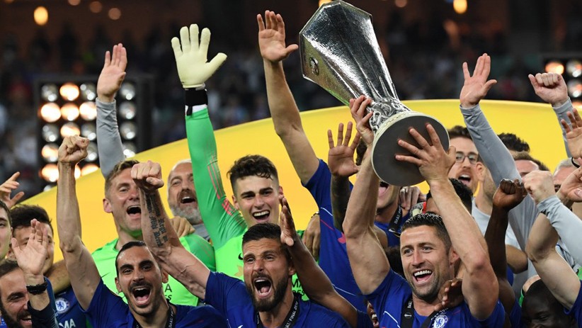 Momen Kemenangan Chelsea Angkat Trofi Liga Europa - Bagian 2