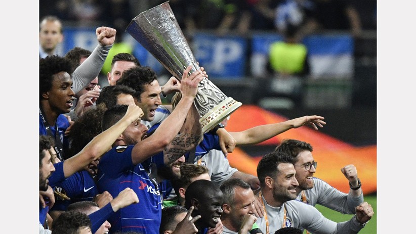 Momen Kemenangan Chelsea Angkat Trofi Liga Europa - Bagian 3