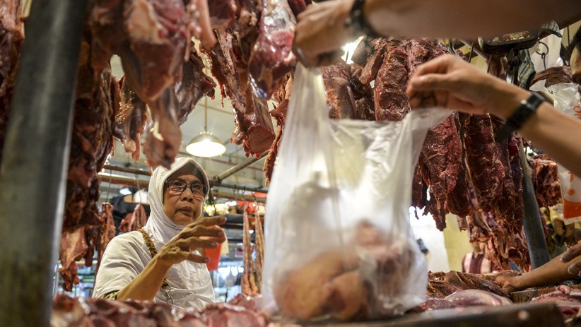 H-4 Lebaran, Harga Daging Sapi di Pasar Senen Stabil - Bagian 1