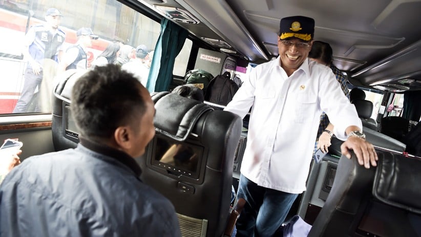 Menhub Tinjau Pelayanan dan Fasilitas Terminal Pulo Gebang - Bagian 3