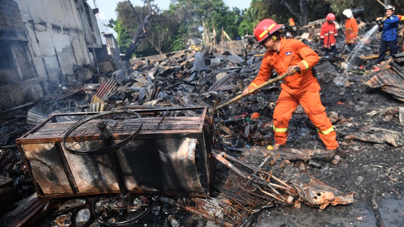 21 Rumah Kontrakan dan Lapak Pemulung Pasar Minggu Ludes Terbakar - Bagian 2