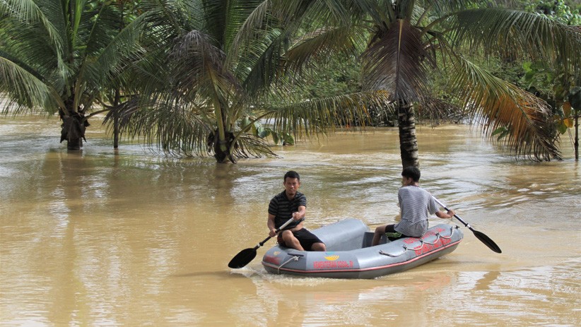 Sungai Wanggu Meluap, Puluhan Rumah di Kendari Terendam Banjir