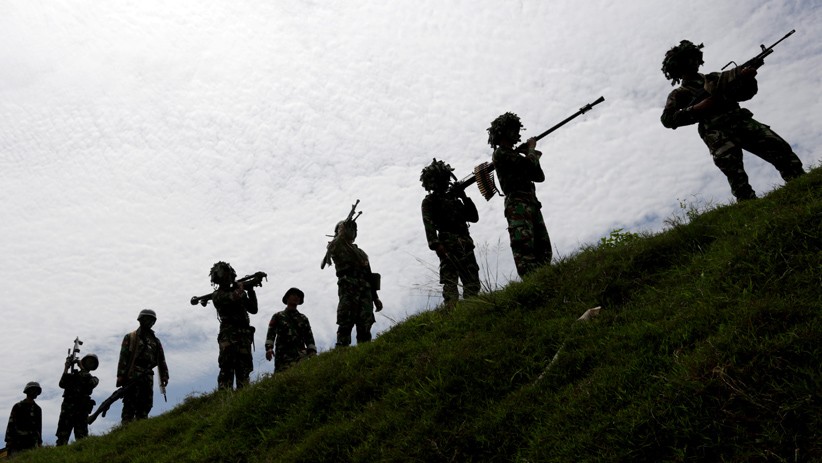 Melihat Prajurit Raider TNI AD Latihan Menembak di Aceh