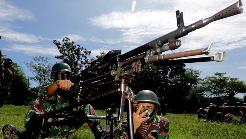 Melihat Prajurit Raider TNI AD Latihan Menembak di Aceh