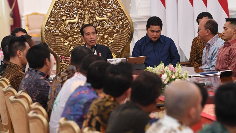 Jokowi Ajak Kadin dan Hipmi Manfaatkan Peluang Perang Dagang AS-China - Bagian 3