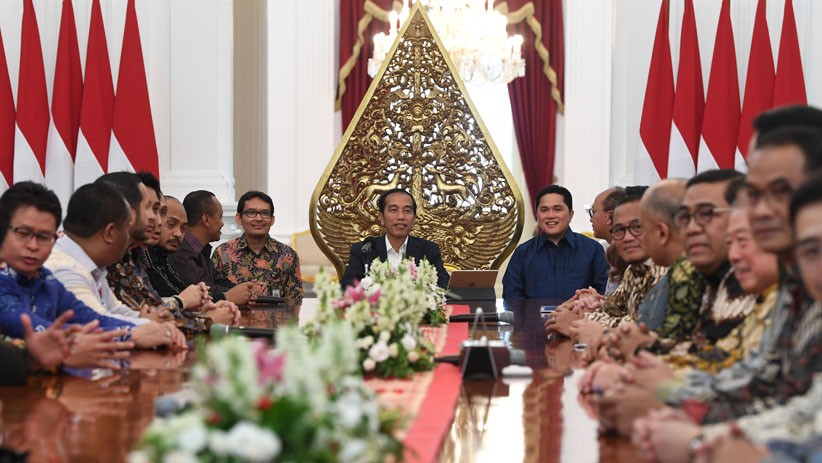 Jokowi Ajak Kadin dan Hipmi Manfaatkan Peluang Perang Dagang AS-China - Bagian 1