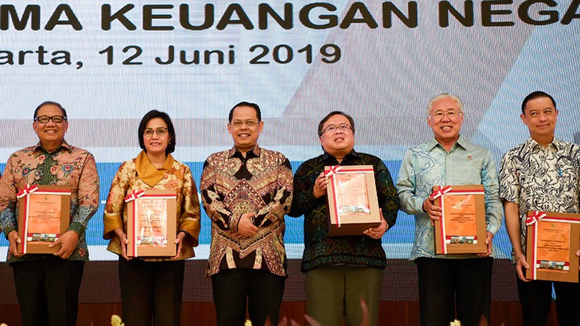 Senyum Para Menteri Terima Laporan Hasil Pemeriksaan BPK dengan Predikat WTP - Bagian 2