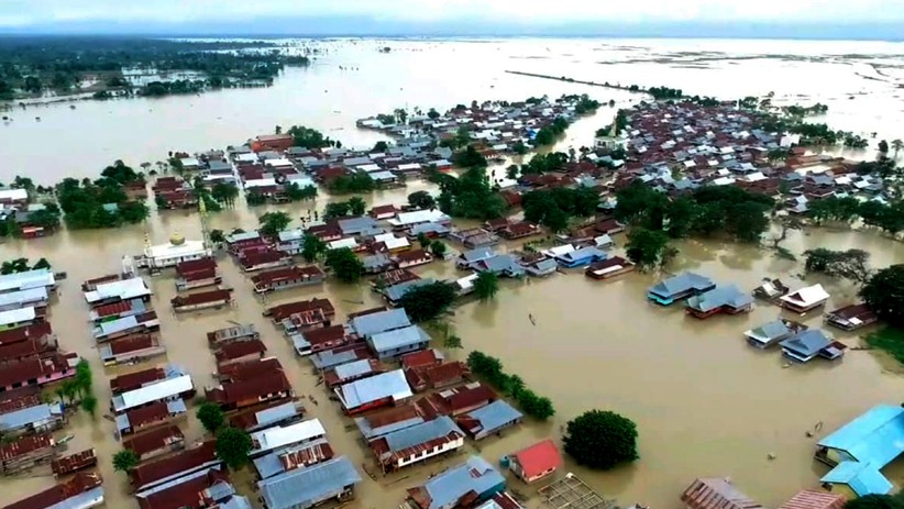 Penampakan dari Udara Kabupaten Wajo Sulsel Terendam Banjir hingga 2 Meter - Bagian 2