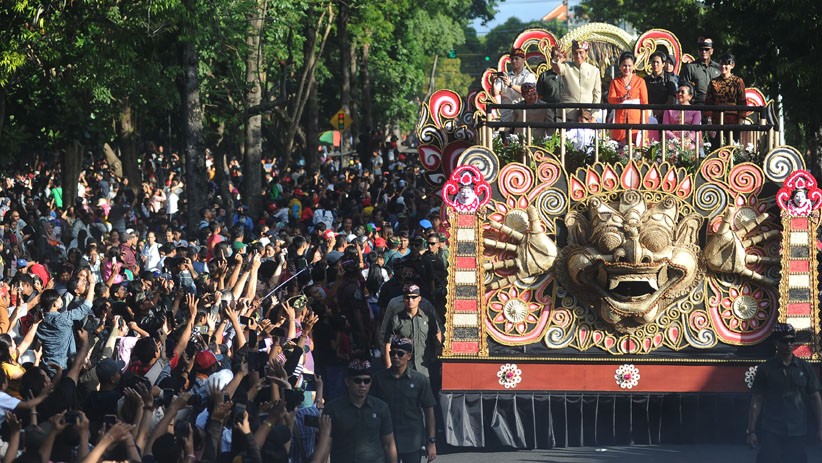 Kemeriahan Pesta Kesenian Bali yang Dibuka Presiden Jokowi