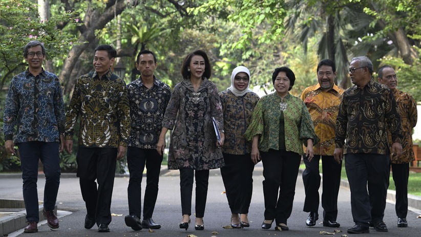 Presiden Jokowi Bertemu Pansel Capim KPK di Istana Merdeka - Bagian 2