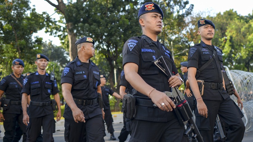 13.747 Personel TNI-Polri Jaga Gedung MK saat Sidang Lanjutan Sengketa Pilpres - Bagian 5