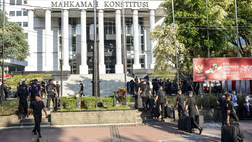 13.747 Personel TNI-Polri Jaga Gedung MK saat Sidang Lanjutan Sengketa Pilpres - Bagian 2
