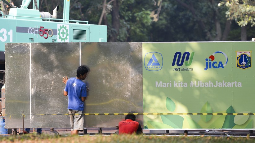 Melihat Proses Pembangunan Proyek MRT Fase II Bundaran HI-Kota - Bagian 1