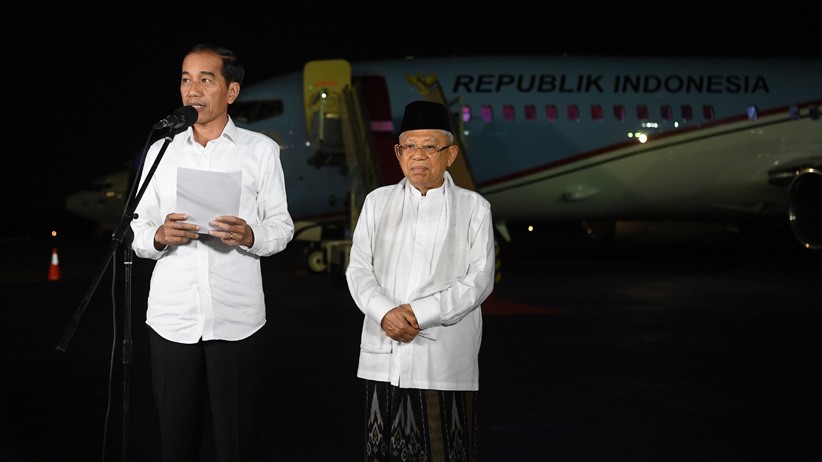 Pidato Kemenangan, Jokowi-Ma'ruf Amin Minta Rakyat Indonesia Bersatu - Bagian 2