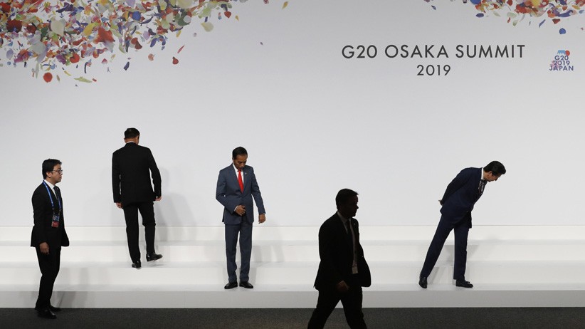Momen Para Pemimpin Dunia Foto Bersama saat KTT G20 di Osaka - Bagian 4