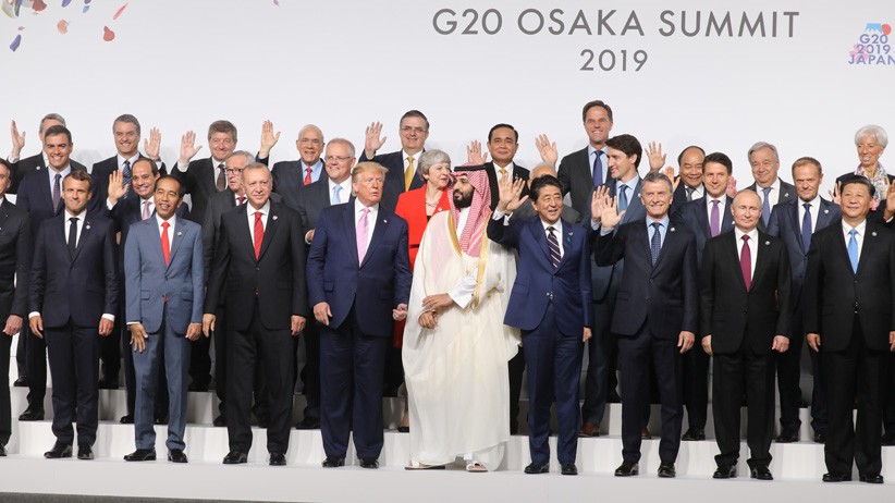 Momen Para Pemimpin Dunia Foto Bersama saat KTT G20 di Osaka - Bagian 3