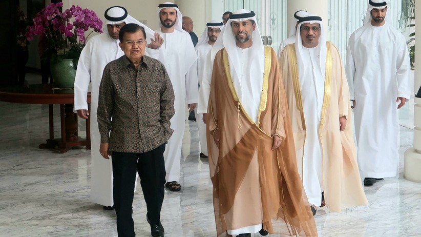 Wapres JK Bertemu Menteri Energi dan Industri UEA Bahas Investasi - Bagian 1