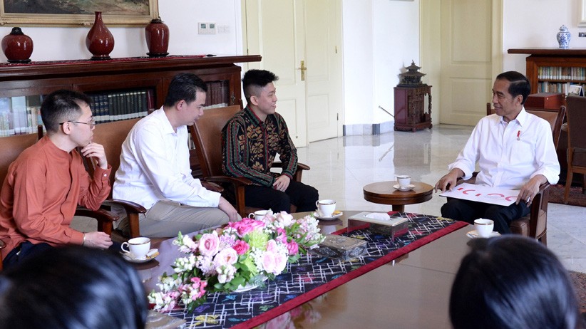 Presiden Jokowi Bertemu Rapper Rich Brian di Istana Bogor - Bagian 2