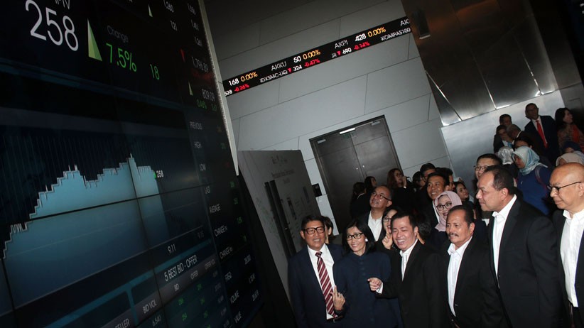 Resmi Tercatat di BEI, Saham MNC Vision Networks Naik 9 Persen - Bagian 1