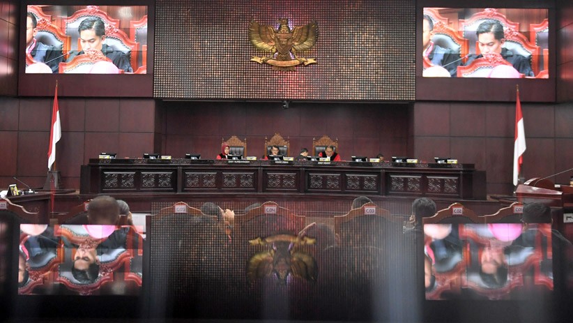 Suasana Sidang Perdana Sengketa Hasil Pemilu Legislatif 2019 di MK