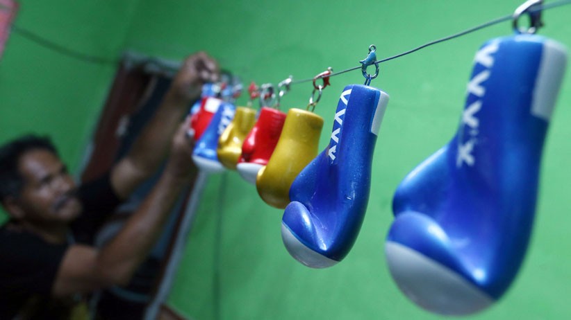 Sarung Tinju Berbahan Fiber Ini Diekspor ke Korsel hingga Australia - Bagian 1