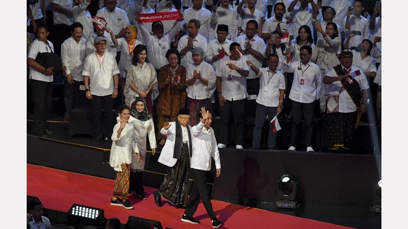 Foto-Foto Presiden Terpilih Jokowi Sampaikan Pidato Visi Indonesia - Bagian 4
