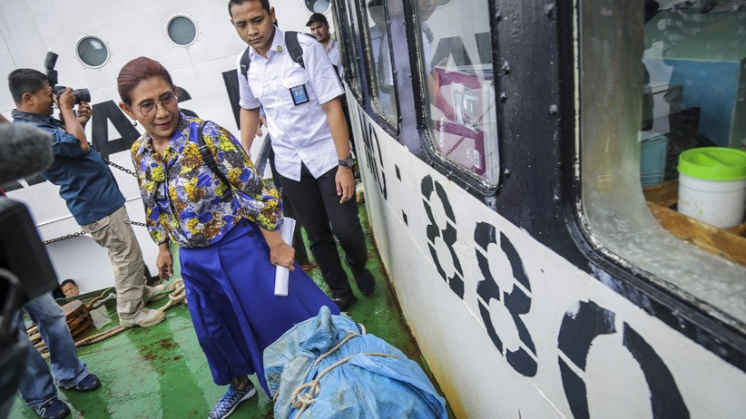 Satgas 115 KKP Tangkap Kapal Buronan Interpol, 18 Warga Rusia Diamankan - Bagian 1