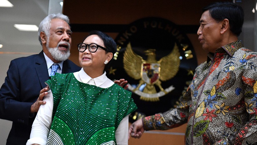 Momen Xanana Cium Tangan Menlu Retno saat Penyelesaian Perbatasan RI-Timor Leste - Bagian 2
