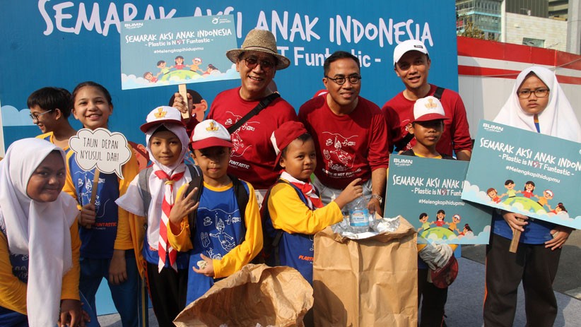 Asuransi Jasindo Ajak Anak-Anak Mengurangi Penggunaan Sampah Plastik - Bagian 2