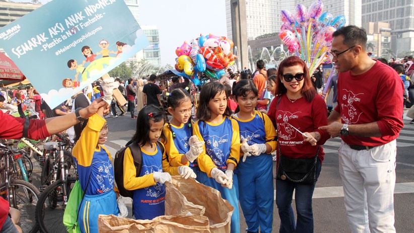 Asuransi Jasindo Ajak Anak-Anak Mengurangi Penggunaan Sampah Plastik - Bagian 1