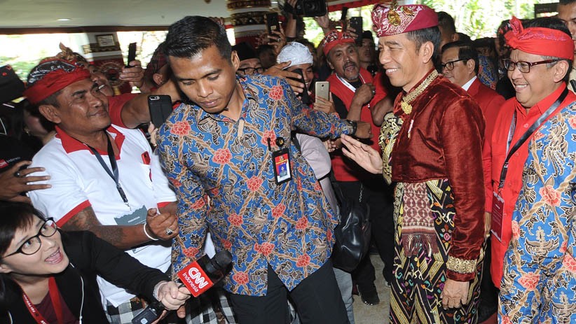 Jokowi dan Prabowo Hadiri Kongres V PDIP di Bali - Bagian 2