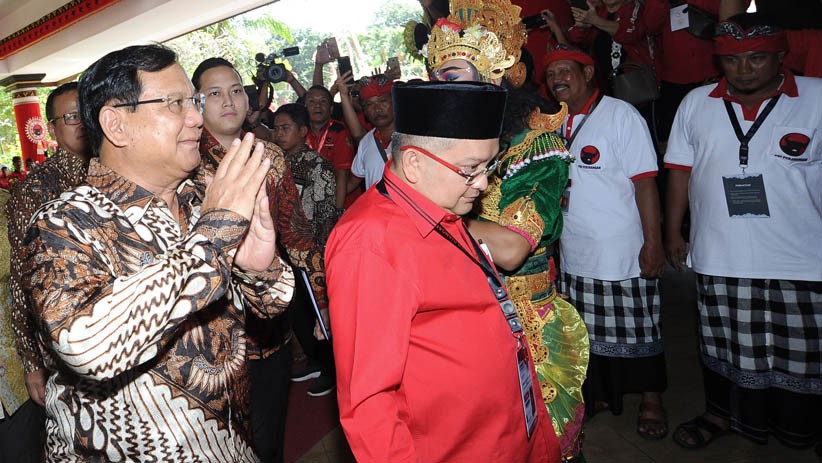 Jokowi dan Prabowo Hadiri Kongres V PDIP di Bali - Bagian 3