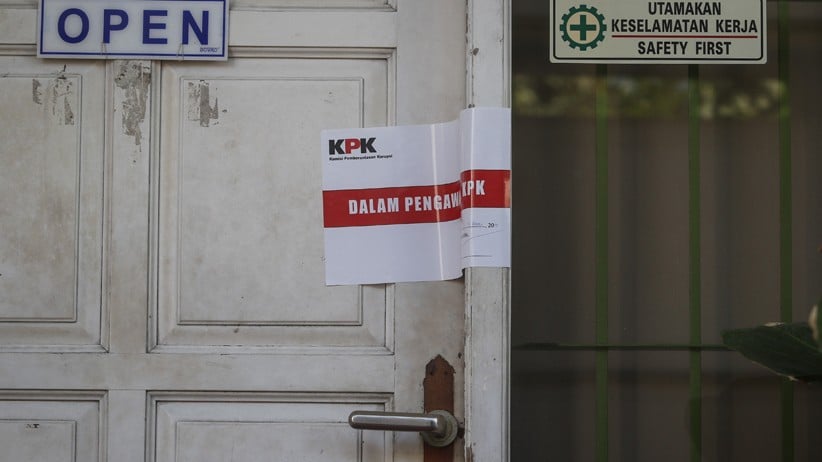 Jaksa Kejari Yogyakarta Kena OTT KPK, Kantor Kontraktor di Solo Disegel