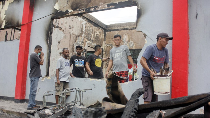 Begini Kondisi Lapas Sorong Pascakerusuhan - Bagian 2
