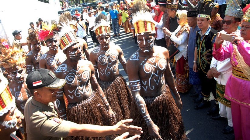 Mahasiswa Papua Ikuti Apel Kebangsaan untuk Indonesia Damai - Bagian 3