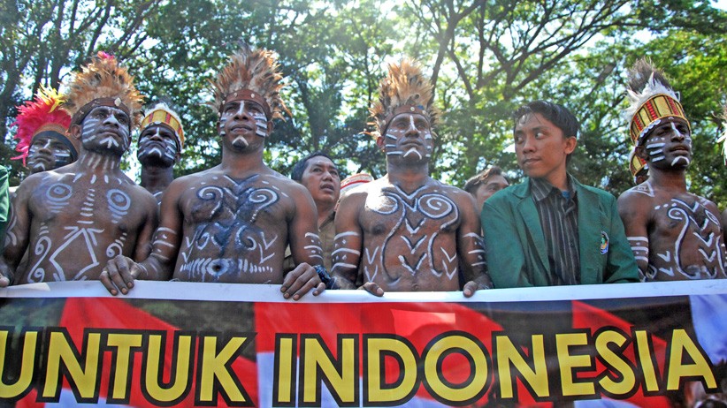 Mahasiswa Papua Ikuti Apel Kebangsaan untuk Indonesia Damai - Bagian 1