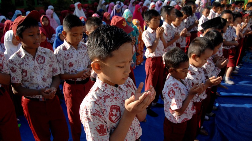 Pelajar di Gowa Salat Gaib dan Doa Bersama untuk Almarhum BJ Habibie