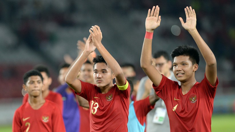 Foto-Foto Selebrasi Timnas Indonesia Lolos Piala Asia U-16 2020 - Bagian 4