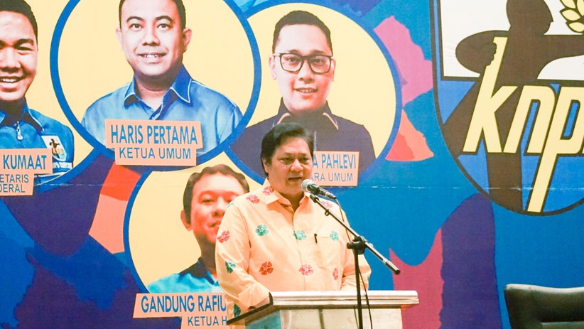 Airlangga Hadiri Penutupan Rakernas dan Orientasi DPP KNPI - Bagian 3