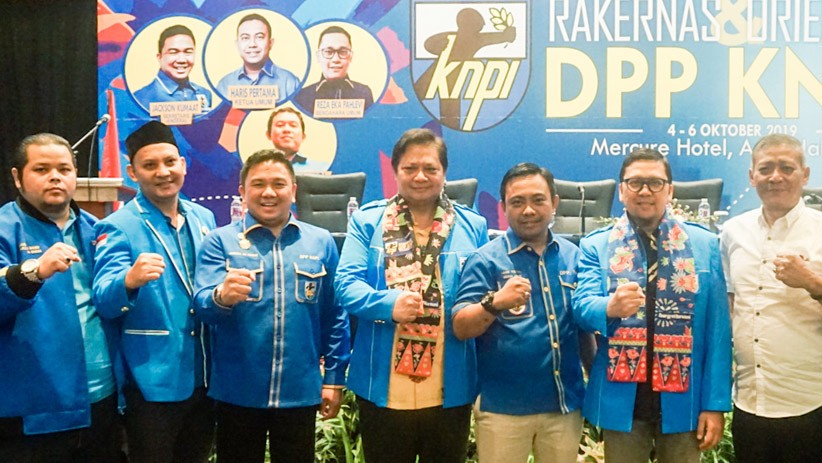 Airlangga Hadiri Penutupan Rakernas dan Orientasi DPP KNPI - Bagian 1